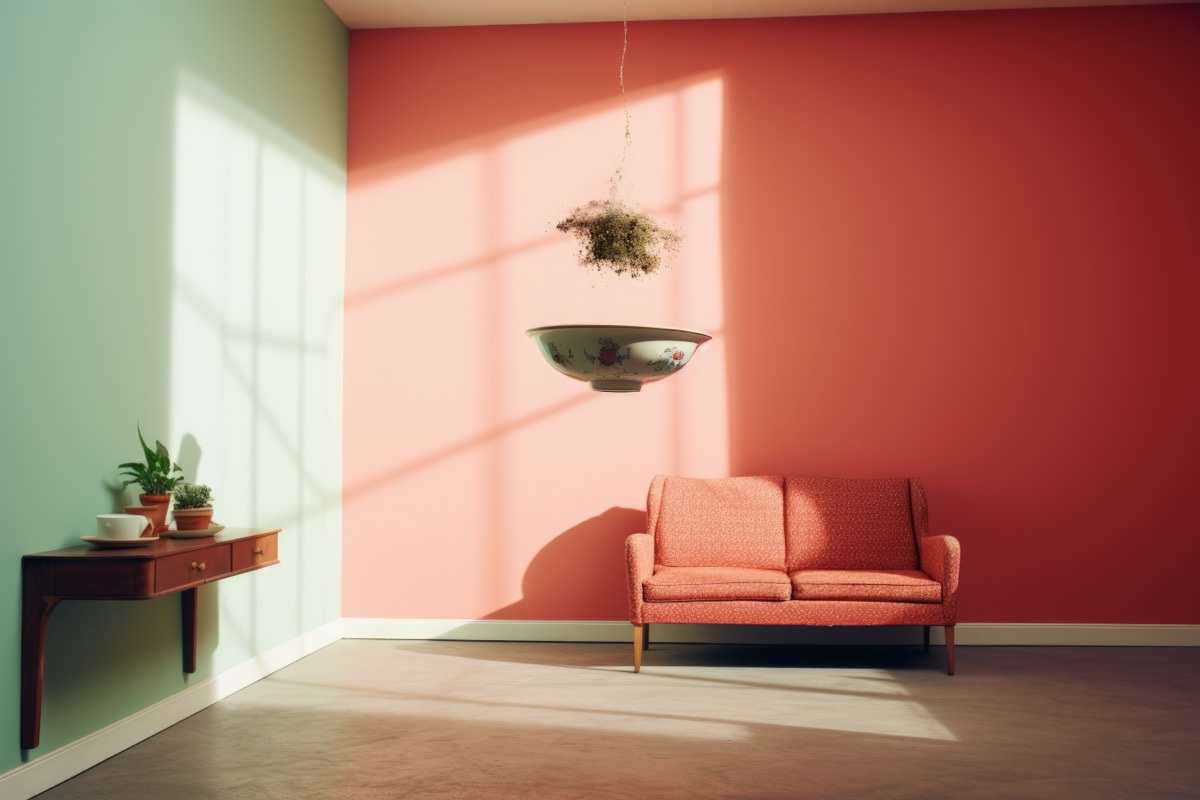 Dwa kolory ścian w pokoju – inspiracje i zdjęcia do pomalowania